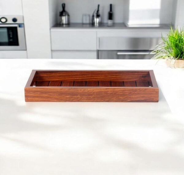 Rose Wood Serving Tray - Image 4