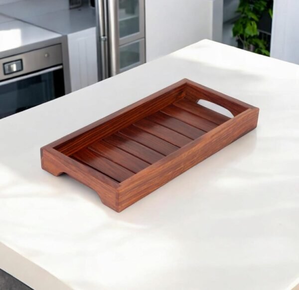 Rose Wood Serving Tray - Image 4