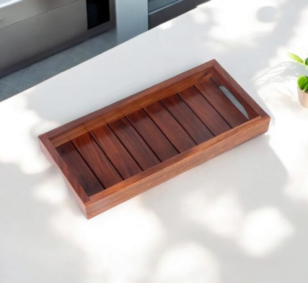 Rose Wood Serving Tray - Image 2