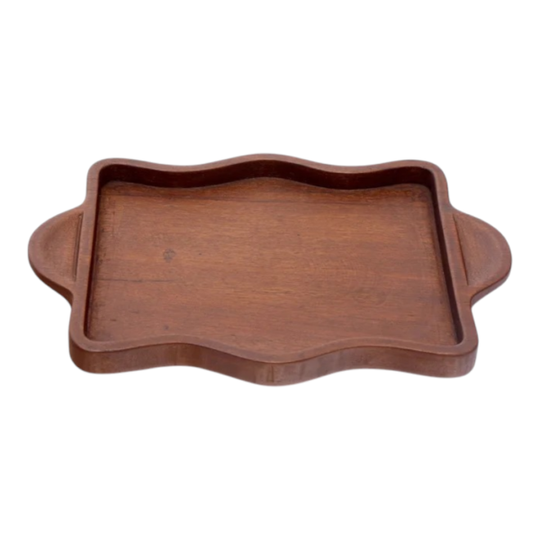 Rectangle Wave Wooden Tray - Image 4